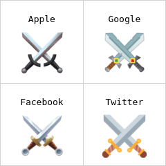 ⚔ Crossed Swords Emoji Color Codes