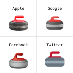 Pierre de curling emojis