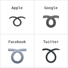 Curly loop emoji