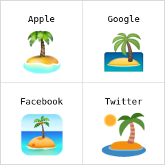 Onbewoond eiland emoji