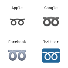 Double curly loop emoji