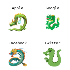 Dragon emojis