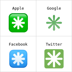 Asterisk berjejari lapan Emoji