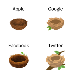 Leeres Nest Emoji