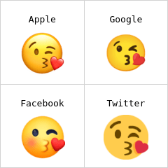 😍 Rosto Sorridente Com Olhos De Coração Emoji