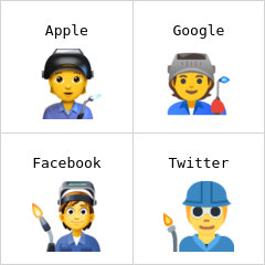 Fabrika işçisi emoji