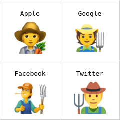 Farmer emoji