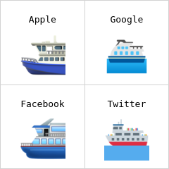 Ferry emojis