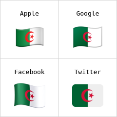 अल्जीरिया का ध्वज‌ इमोजी