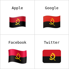 Vlajka Angoly emodži