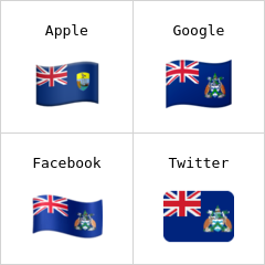 Bandiera dell'Isola di Ascensione Emoji
