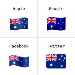 Australian lippu emojit