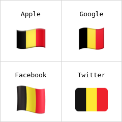 Drapeau de la Belgique emojis