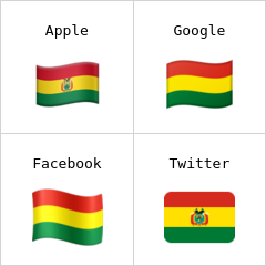 Vlag van Bolivia emoji