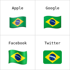 Flaga Brazylii emoji