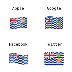 イギリス領インド洋地域の旗 絵文字