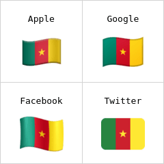 Bandiera del Camerun Emoji