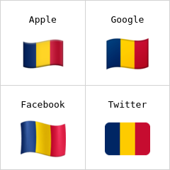 乍得旗帜 表情符号