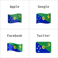 Bendera Pulau Krismas Emoji