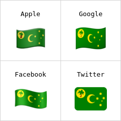 Bandiera delle Isole Cocos Emoji