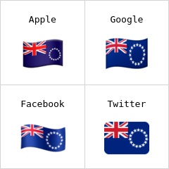 Bandera de las Islas Cook Emojis