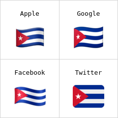 Vlajka Kuby emodži