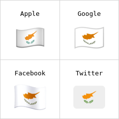 Vlajka Kypru emodži