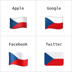 Bandila ng Czech Republic emoji