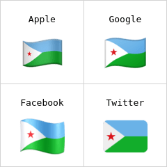 Bendera Djibouti Emoji