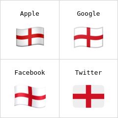 Englands flagga emoji