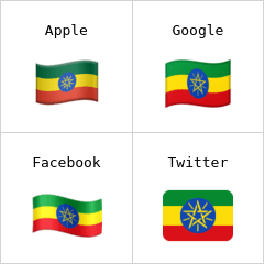 Vlag van Ethiopië emoji