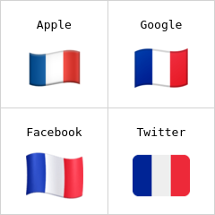Francia zászló emodzsi