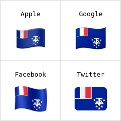 Bandeira dos Territórios Austrais Franceses emoji