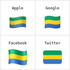 Gabon Bayrağı emoji