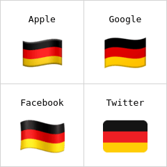 Bandera de Alemania Emojis