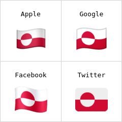 Drapeau du Groenland emojis