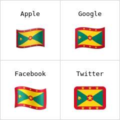 Grenada zászlaja emodzsi