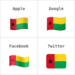 Drapeau de la Guinée-Bissau emojis