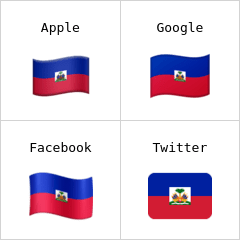 Steagul statului Haiti emoji