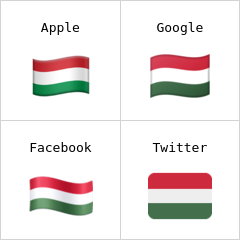 Drapeau de la Hongrie emojis