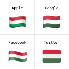 Flaga Węgier emoji