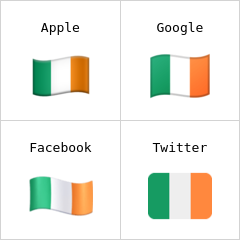 Drapeau de l'Irlande emojis