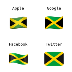 जमैका का ध्वज‌ इमोजी