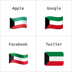 Vlajka Kuvajtu emodži