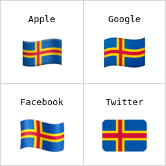 奧蘭群島旗幟 表情符號