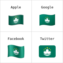 Macaos flagga emoji