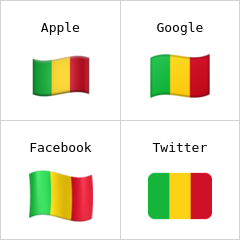 Drapeau du Mali emojis