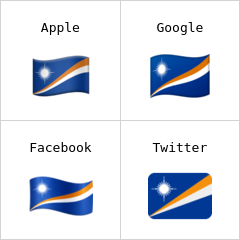 马绍尔群岛旗帜 表情符号