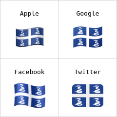 Flaga Martyniki emoji