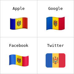Флаг Молдовы эмодзи